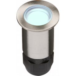 APS13705 IP67 24V Small Stainless Steel Ground Fitting 4 x Blue LED 