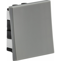 APS17267 20AX 1G 2-way modular wide rocker switch (50x50mm) - Grey 