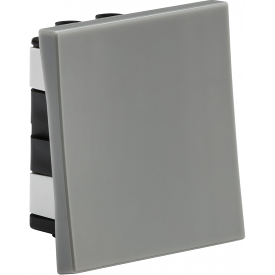 APS17267 20AX 1G 2-way modular wide rocker switch (50x50mm) - Grey 