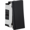 APS17264 20AX 1G intermediate modular switch (25x50mm) - Black 