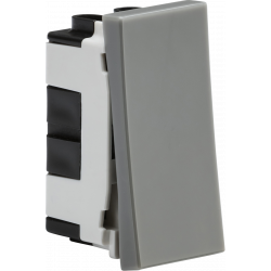 APS17265 20AX 1G intermediate modular switch (25x50mm) - Grey 
