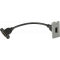 APS15596 HDMI outlet module 25 x 50mm - Grey 