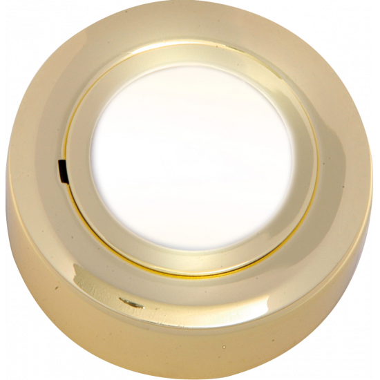 APS13643 IP20 12V L/V Brass Cabinet Fitting Surface or Recessed (halogen lamp included) 