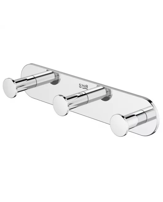 APS55343 Roca Hotels Round Triple Robe Hook Chrome a817572coo Chrome