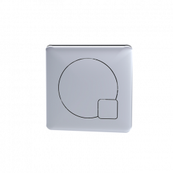 APS4733 Square Dual Flush Push Button Chrome