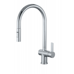 APS11966 Mayhill Chrome Single Lever Pull Out Kitchen Tap Chrome