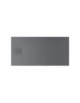 APS47058 Roca Superslim STONEX® rectangular shower tray 1700 x 800 without drain Slate Grey 