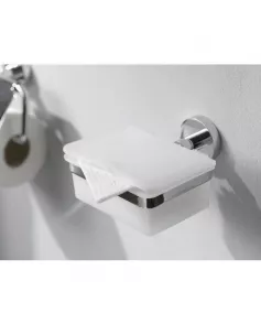 APS0024 Wipes Box Kosmos of Chrome, Silver, 18 x 10 x 5 cm Chrome
