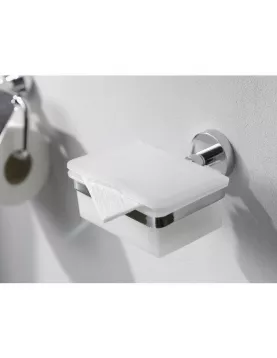 APS0024 Wipes Box Kosmos of Chrome, Silver, 18 x 10 x 5 cm Chrome