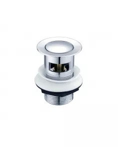 APS0119 Click Clack Basin Waste - Slotted Chrome