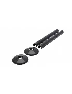 APS0160 2 x 200mm lengths & 2 x 18mm Pipe Collars Anthracite