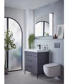 APS11490 ORIGIN DOUBLE DOOR 600 ILLUMINATED CABINET 