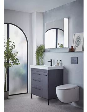 APS11490 ORIGIN DOUBLE DOOR 600 ILLUMINATED CABINET 