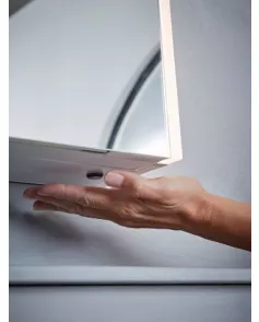 APS11490 ORIGIN DOUBLE DOOR 600 ILLUMINATED CABINET 