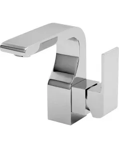 APS11503 Rubik Mono Basin Mixer With Click Clack Waste Chrome