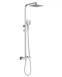 APS11504 Menai Premium Square Thermostatic Overhead Shower Kit Chrome
