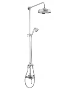 APS11524 Tenby Traditional Dual Control Shower Kit Chrome
