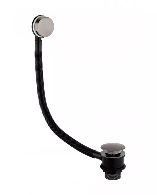 APS11649 Round Bath waste & Overflow Gunmetal Gunmetal Grey