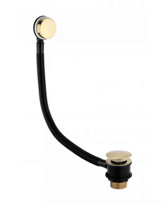 APS11650 Round Bath waste & Overflow Brushed Brass Brushed Brass