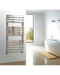 APS11658 Queenstown Chrome Designer Towel Radiator - 1200*600mm Chrome 