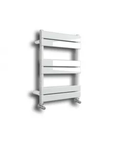 APS11660 Queenstown White Designer Towel Radiator - 650*400mm White