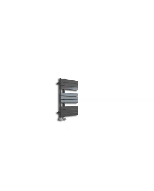 APS11678 Wellington Grey Designer Offset Towel Radiator - 824*500mm Anthracite 
