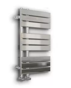 APS11681 Wellington Chrome Designer Offset Towel Radiator - 824*500mm Chrome