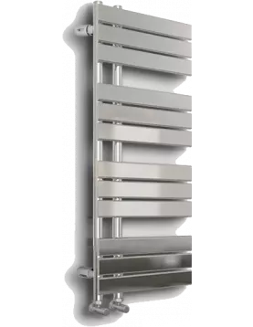 APS11682 Wellington Chrome Designer Offset Towel Radiator - 1126*500mm Chrome