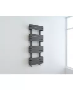 APS11698 Nelson Designer Towel Radiator Grey - 1200x500mm Anthracite 