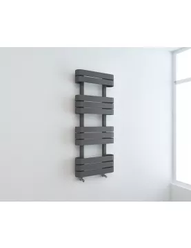 APS11698 Nelson Designer Towel Radiator Grey - 1200x500mm Anthracite 
