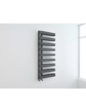 APS11699 Lyttelton Offset Designer Towel Radiator Grey - 500x1300mm Anthracite 