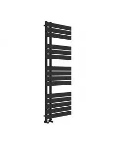 APS11702 Wellington Black Designer Offset Towel Radiator - 1380*500mm Black