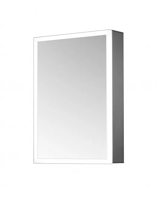 APS11738 Ella Single Door Mirror Cabinet LED Surround w. Sensor Switch & Shave Socket - 500x700mm 