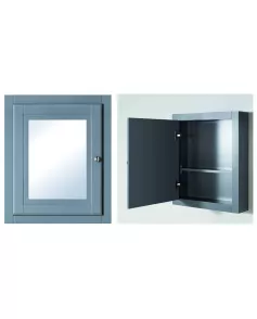 APS11756 Tenby Tailored Grey Traditional Mirror Cabinet 