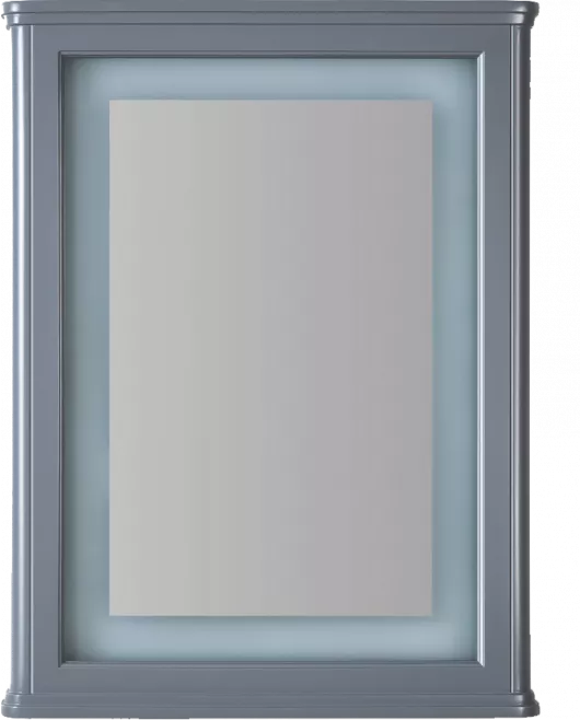 APS11778 Niamh Tailored Grey PVC Mirror Frame 500x700mm 