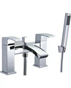 APS11915 Brecon Modern Curve Bath Shower Mixer Chrome