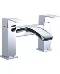 APS11917 Brecon Modern Curve Bath Filler Chrome