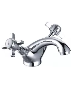 APS11920 Tenby Cross Traditional Cross Basin Mixer Chrome