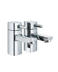 APS11923 Newport 3/4" Square Basin Taps Chrome