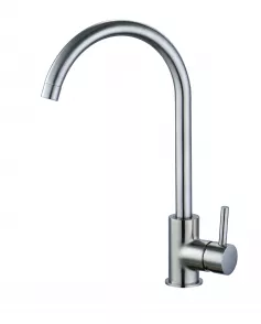 APS11933 Merthyr Single Lever Kitchen Tap - Brushed Nickel Black