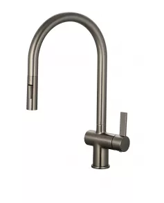 APS11967 Mayhill Gunmetal Single Lever Pull Out Kitchen Tap Gunmetal Grey