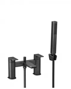 APS11971 Swansea Gunmetal Bath Shower Mixer Gunmetal Grey