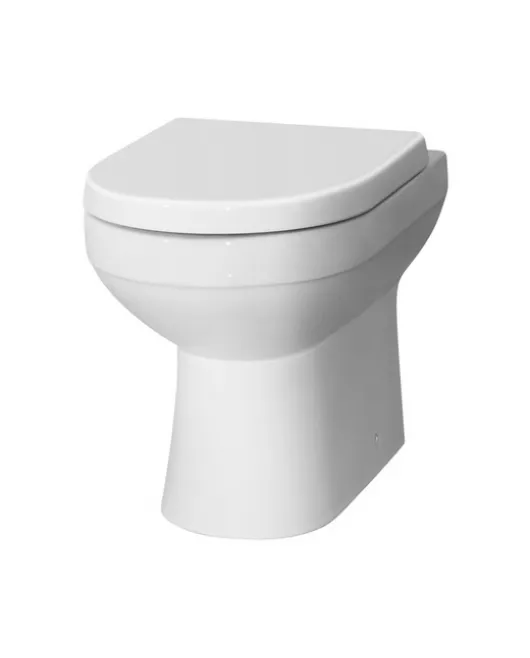 APS11979 Florence D Shape BTW DP-UF Soft Close Seat & Fittings White