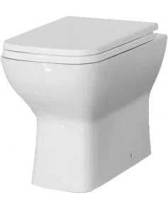 APS11981 Seina BTW Square DP-UF Soft Close Seat & Fittings White