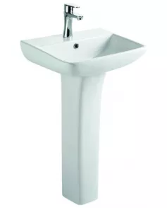 APS11982 Seina Tailored Basin & Pedestal White