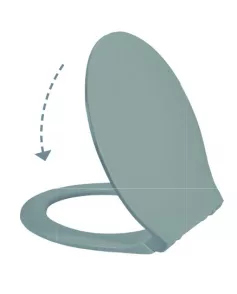 APS12002 Omni Slim Soft Close Seat - Tailored Grey 