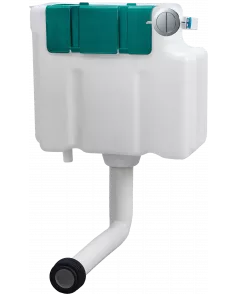 APS12020 Plumb Essentials Concealed Cistern with Chrome Push Button 