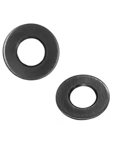 APS12045 Overflow Round Gunmetal Overflow Cover Gunmetal Grey