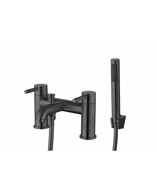 APS12049 Chepstow Gunmetal Bath Shower Mixer Gunmetal Grey