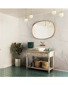 APS12499 Ocean Marble White